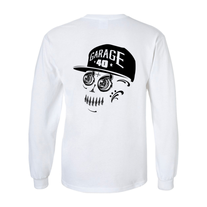 Garage40 Skull Long Sleeve for Car Enthusiasts and Gearheads - Image 4