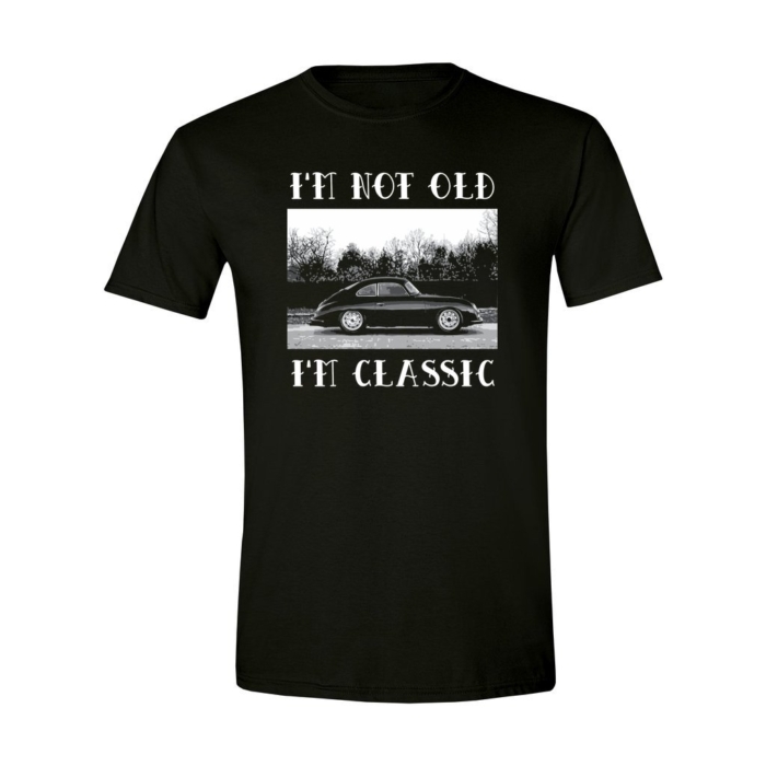 Not Old, Classic Tee for Vintage Porsche Enthusiasts - Image 2