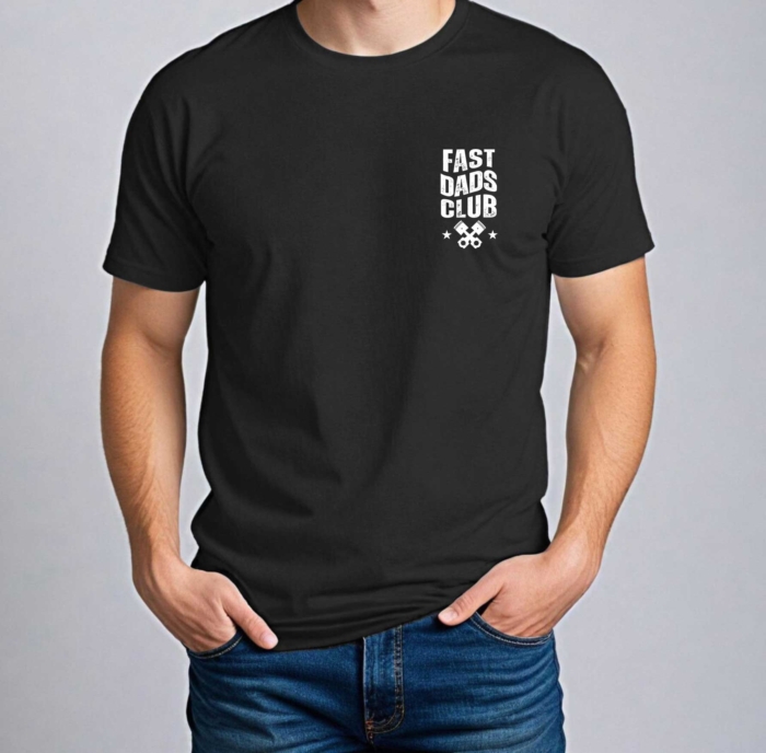 Fast Dad Club Tee for Gearheads and Dads